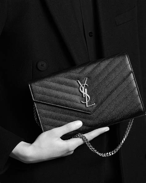 ysl monogram woc开箱|Bag Review: Yves Saint Laurent Monogram Wallet On Chain.